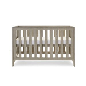 Obaby Nika Cot Bed Grey Wash (2)