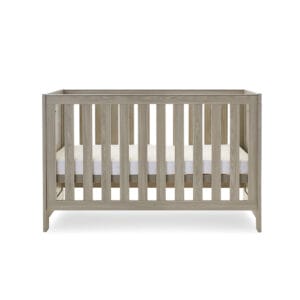 Obaby Nika Cot Bed Grey Wash (3)