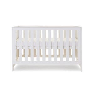 Obaby Nika Cot Bed White Wash (1)