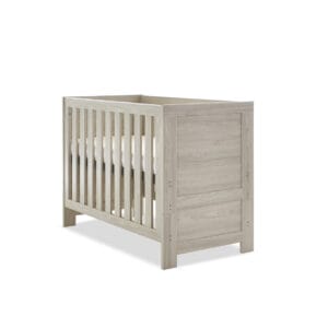 Obaby Nika Mini Cot Bed Grey Wash (1)