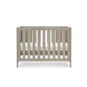 Obaby Nika Mini Cot Bed Grey Wash (2)