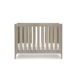 Obaby Nika Mini Cot Bed Grey Wash (3)