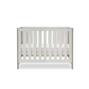 Obaby Nika Mini Cot Bed Grey Wash And White (2)