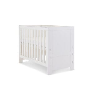 Obaby Nika Mini Cot Bed White Wash (4)