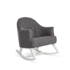 Obaby Round Back Rocking Chair Dark Grey
