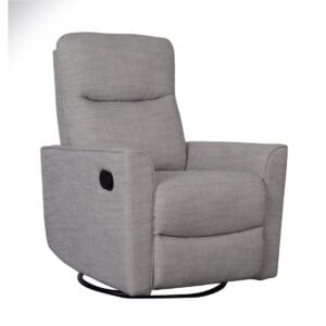 Obaby Savannah Swivel Glider Recliner Chair Pebble (3)