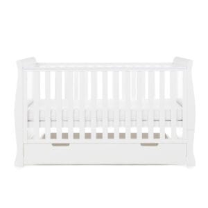 Obaby Stamford Classic Cot Bed White (3)