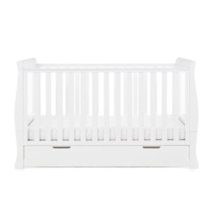 Obaby Stamford Classic Cot Bed White (4)