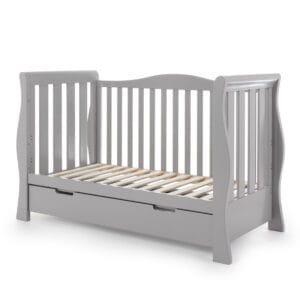 Obaby Stamford Luxe Cot Bed Warm Grey (17)