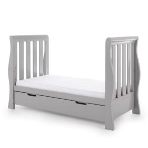 Obaby Stamford Luxe Cot Bed Warm Grey (2)