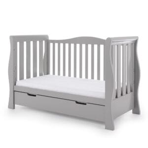 Obaby Stamford Luxe Cot Bed Warm Grey (3)
