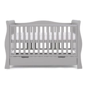 Obaby Stamford Luxe Cot Bed Warm Grey (4)