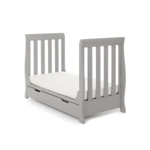 Obaby Stamford Mini Cot Bed Warm Grey (1)