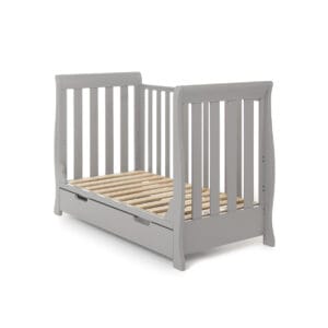 Obaby Stamford Mini Cot Bed Warm Grey (15)