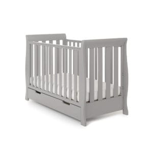 Obaby Stamford Mini Cot Bed Warm Grey