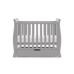 Obaby Stamford Space Saver Cot Warm Grey (2)