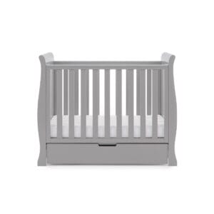 Obaby Stamford Space Saver Cot Warm Grey (3)