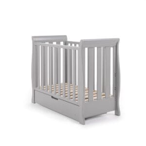 Obaby Stamford Space Saver Cot Warm Grey (8)