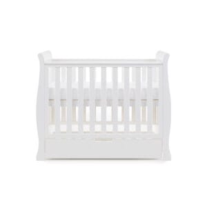 Obaby Stamford Space Saver Cot White (1)