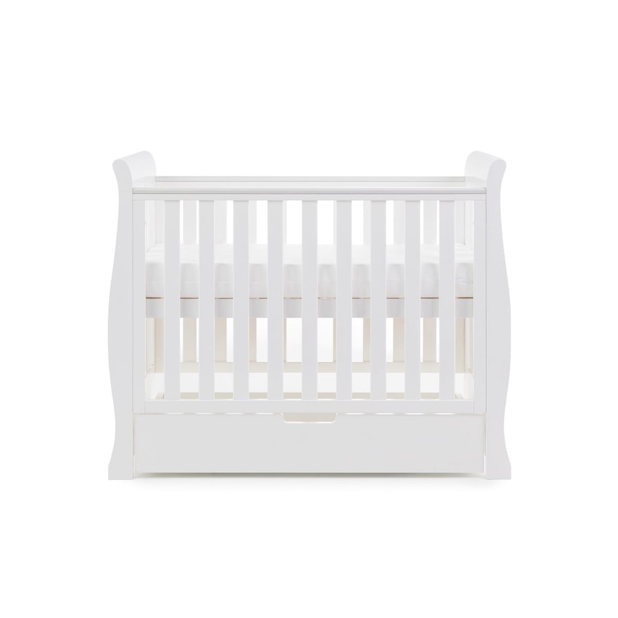 Obaby Stamford Space Saver Cot White (1)