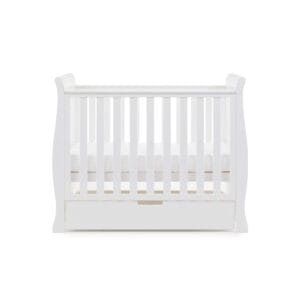 Obaby Stamford Space Saver Cot White (2)