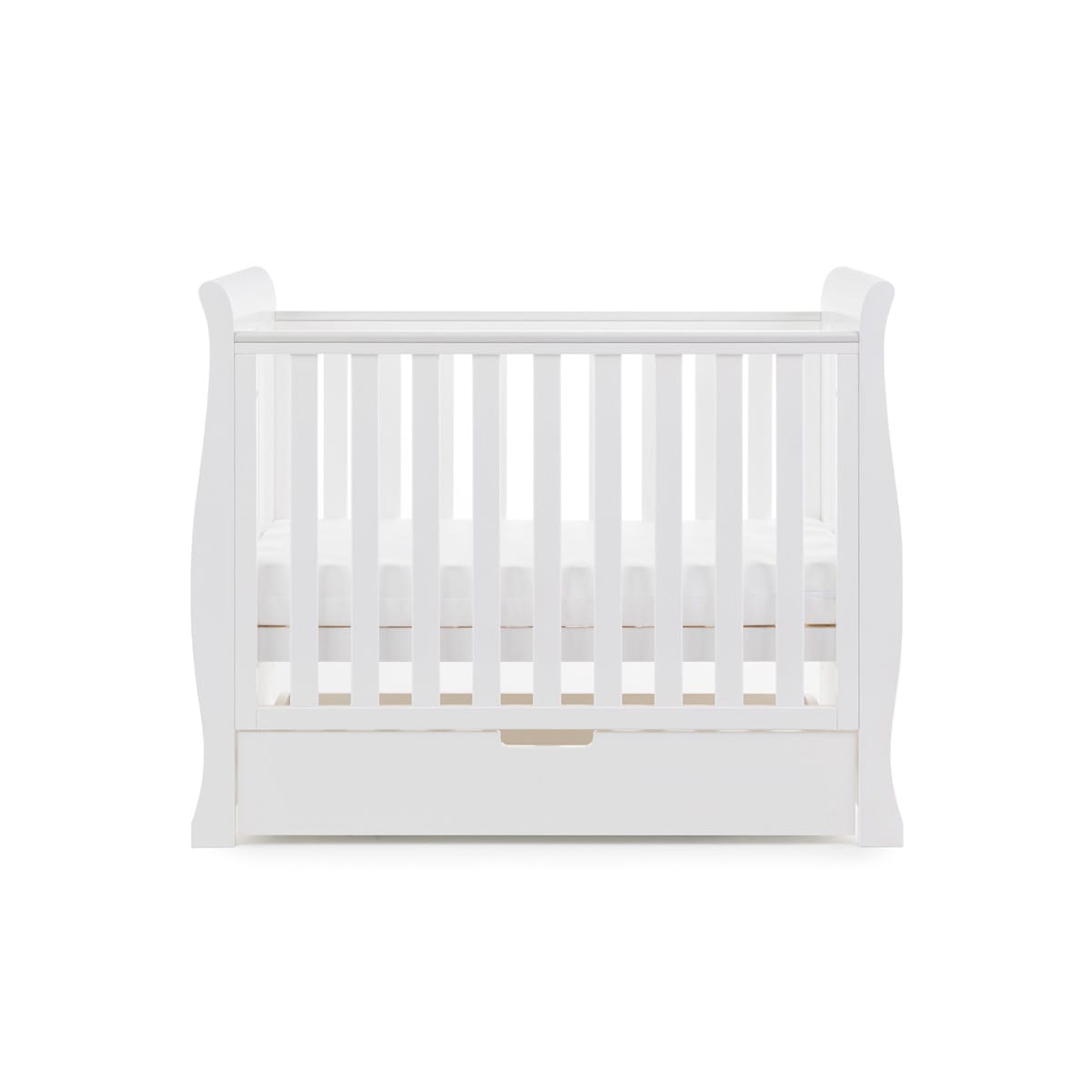 Obaby Stamford Space Saver Cot White (2)