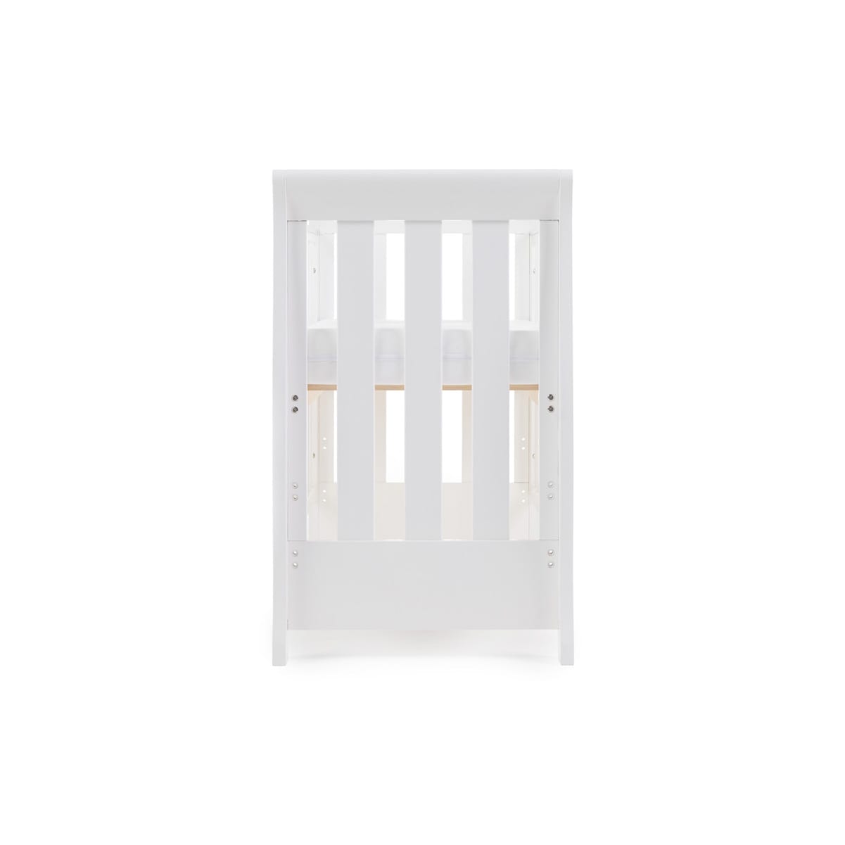 Obaby Stamford Space Saver Cot White (5)