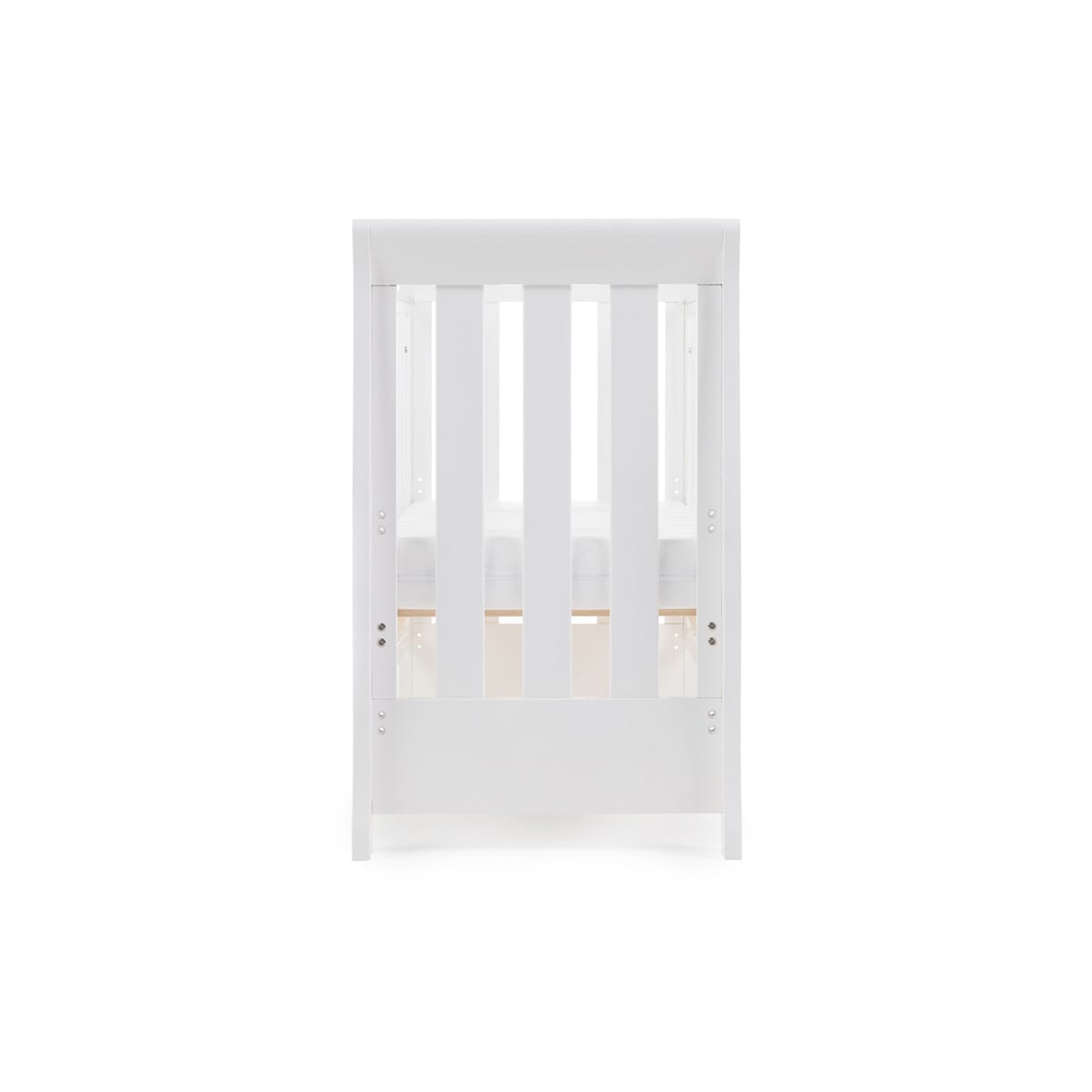 Obaby Stamford Space Saver Cot White (6)