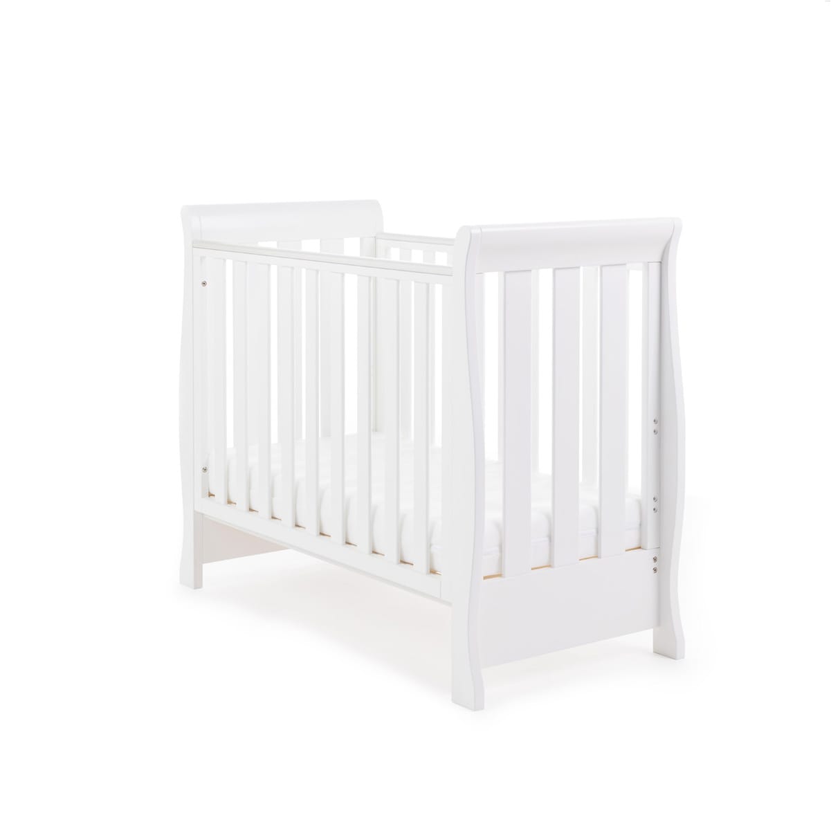 Obaby Stamford Space Saver Cot White (9)