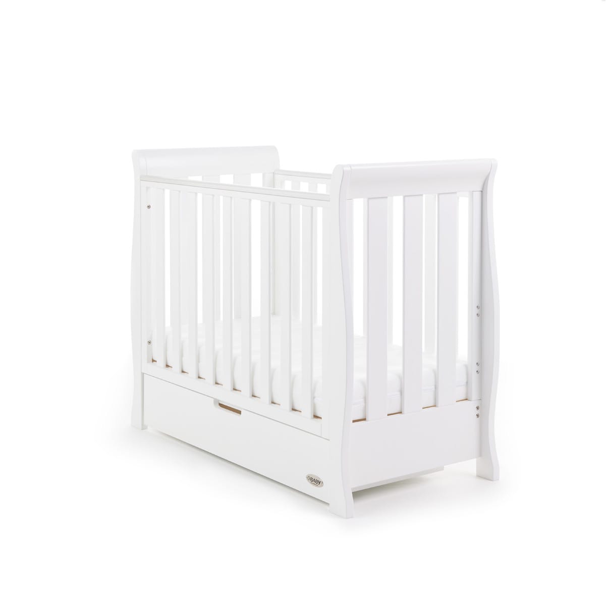Obaby Stamford Space Saver Cot White