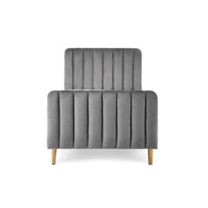 Obaby Gatsby Velvet Single Bed Grey (2)