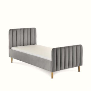 Obaby Gatsby Velvet Single Bed Grey (3)