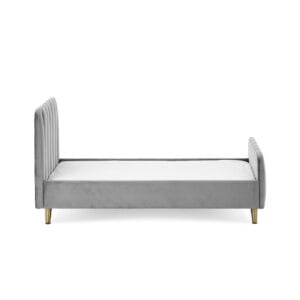 Obaby Gatsby Velvet Toddler Bed Grey (3)