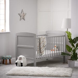 Obaby Grace Cot Bed Warm Grey (11)