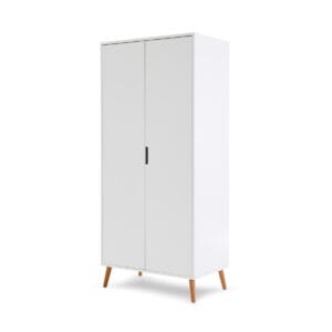 Obaby Maya Wardrobe White With Natural (7)
