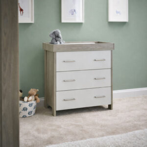 Obaby Nika Changing Unit Grey Wash & White
