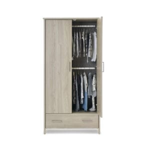 Obaby Nika Wardrobe Grey Wash (2)