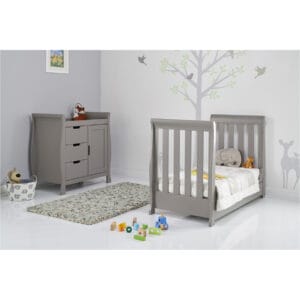 Obaby Stamford Mini 2 Piece Room Set Taupe Grey (1)
