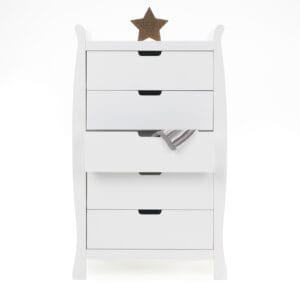 Obaby Stamford Tall Chest Of Drawers White (2)