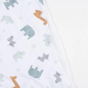 Purflo 0.5 Tog Cuddle To Sleep Bag Animal Safari (6)