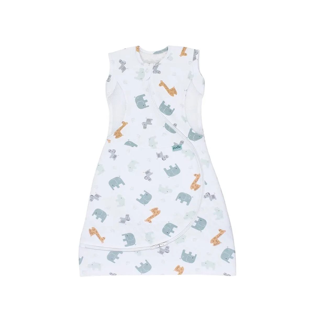 Purflo 2.5 Tog Cuddle To Sleep Bag Animal Safari (2)