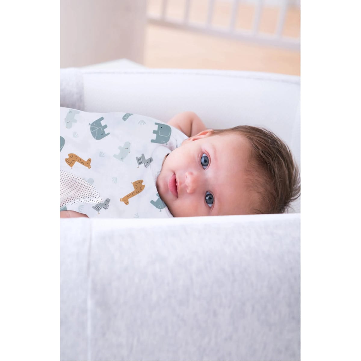 Purflo 2.5 Tog Swaddle To Sleep Bag – Animal Safari (1)