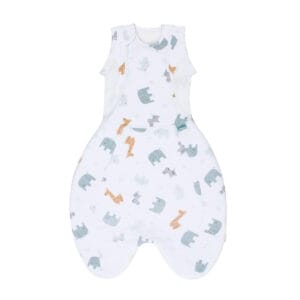 Purflo 2.5 Tog Swaddle To Sleep Bag – Animal Safari (4)