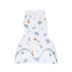 Purflo 2.5 Tog Swaddle To Sleep Bag – Animal Safari (6)