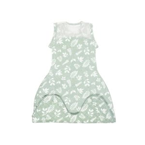 Purflo 2.5 Tog Swaddle To Sleep Bag – Fern (2)