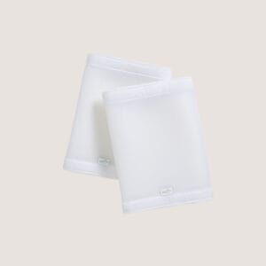 Purflo Breathable Cot Bumper Soft White