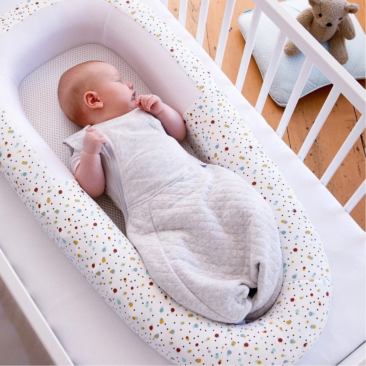 Sleep Tight Baby Bed Scandi Spot (3)