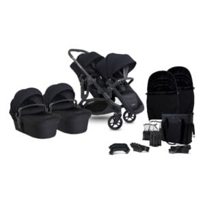 Icandy Orange 4 Twin Bundle Black Edition