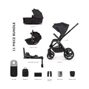 Venicci Upline 2 3in1 With Base All Black