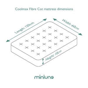 Miniuno Coolmax Fibre Mattress Cot (3)